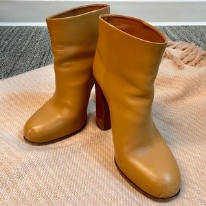Camel Celine Ankle Boots